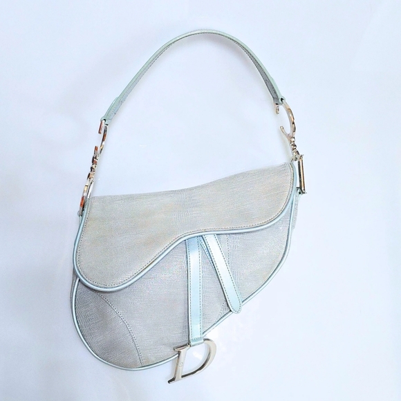 **SOLD** Dior Saddle Bag Lizard Print Embossed - Picture 11 of 13